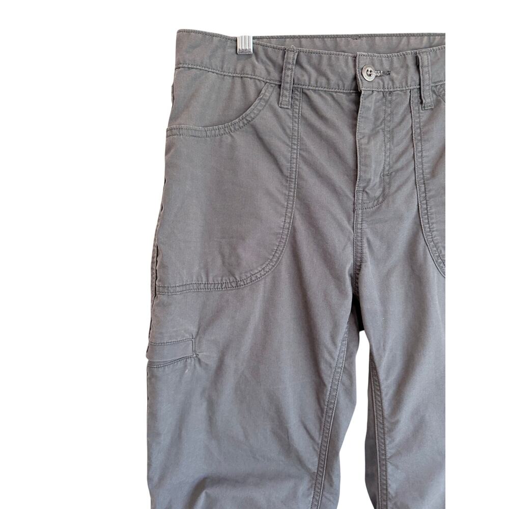 Patagonia Pants Size 8 Gray Organic Cotton Stretch Outdoor Utility Straight Legs - Picture 8 of 8